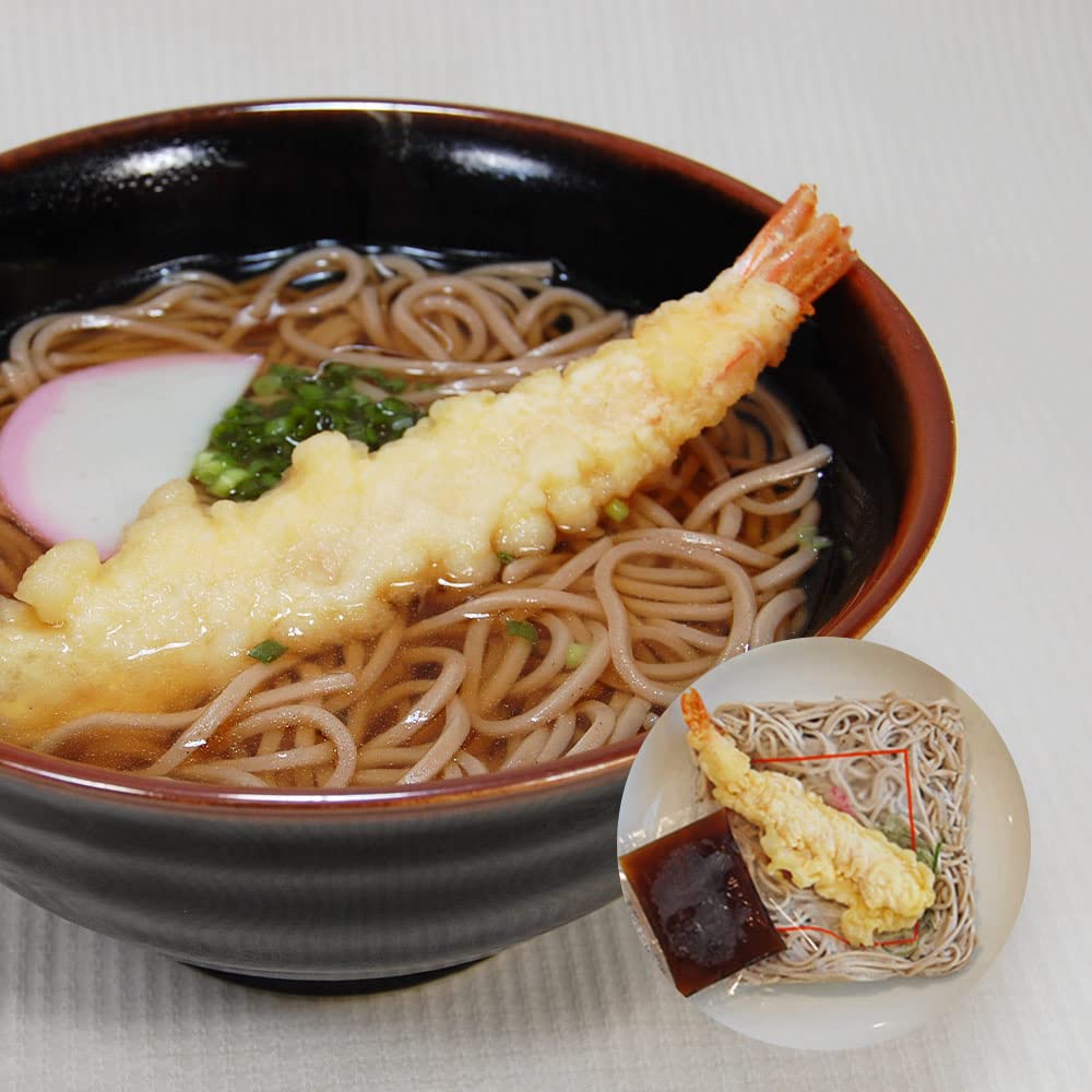 Amazon.co.jp: ふみこ農園 天ぷらそば 麺・スープ・具材すべてがセット